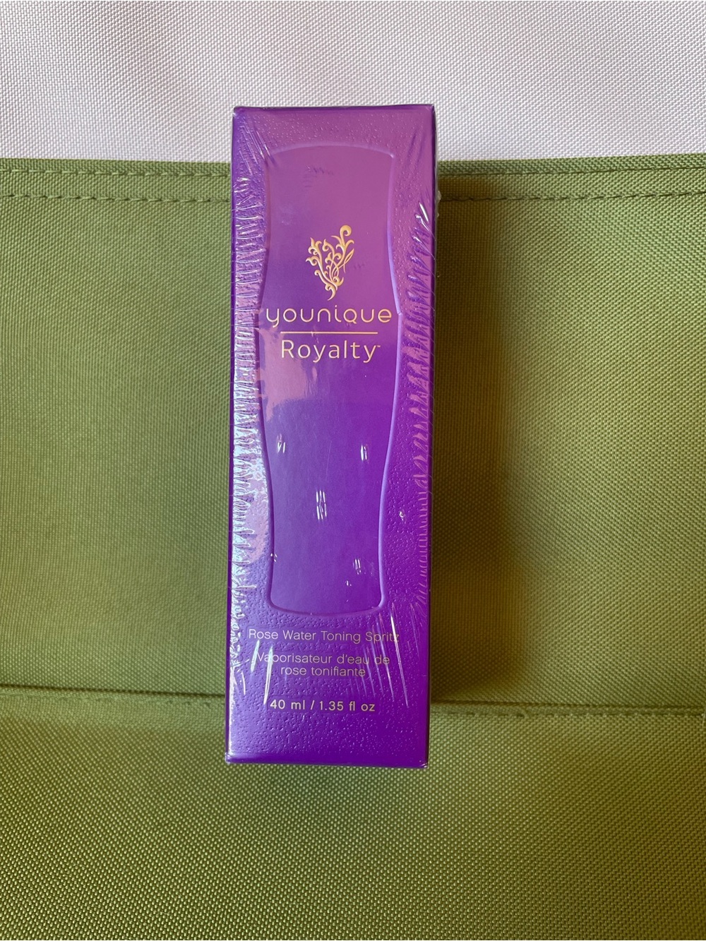 Younique Rose Water Toning Spray - Purple with Gold Accents